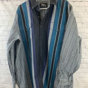 Vintage Roper Rodeo blue